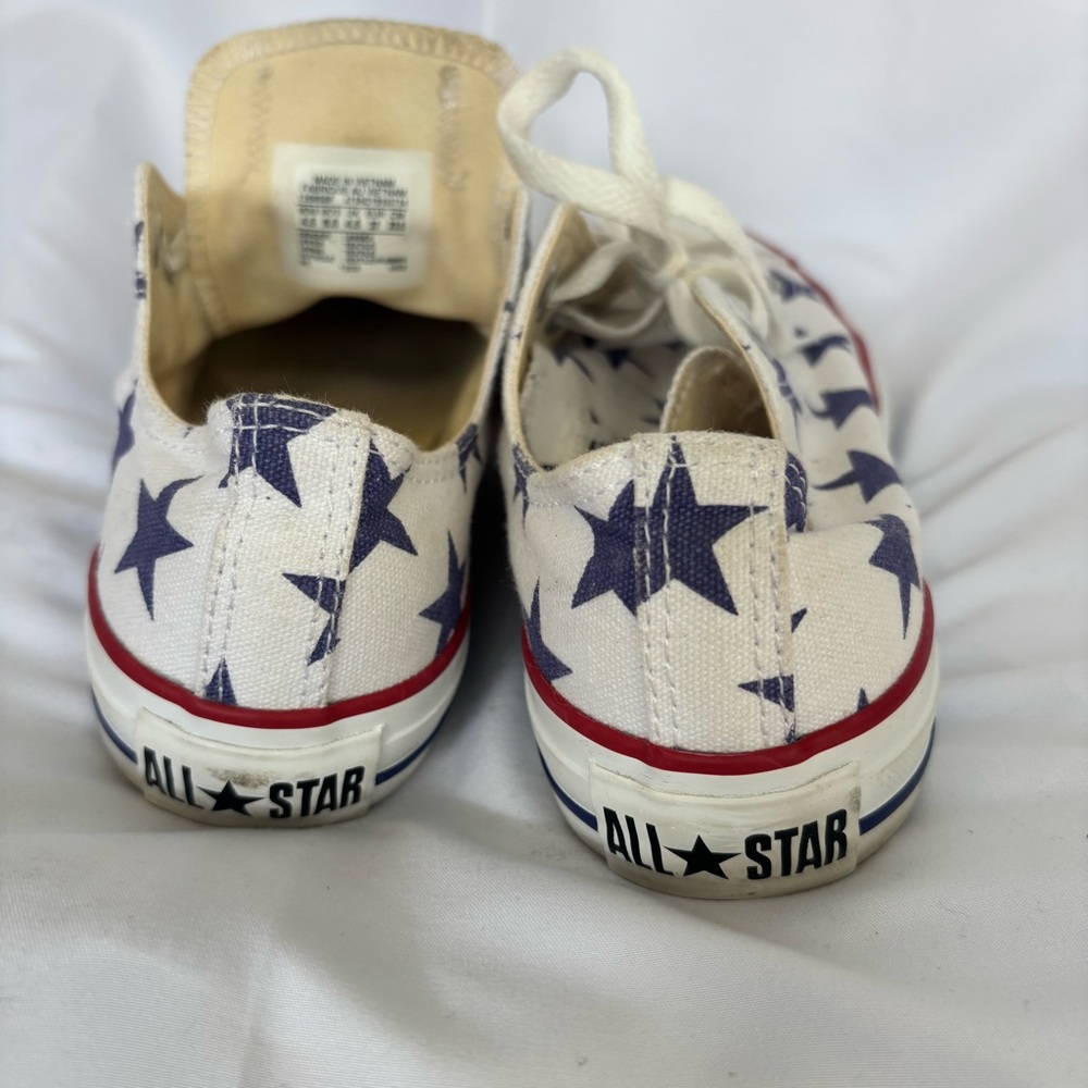 Converse All-Star Blue & White Patriotic Mens 4.5 Women’s 6.5 Unisex Sneakers - Picture 3 of 5
